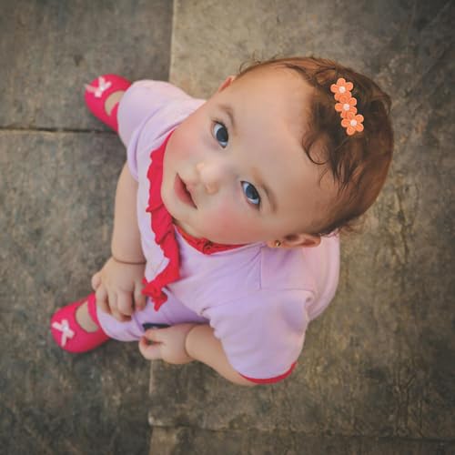 13 peças de grampos de cabelo de margarida para bebês e meninas - presilhas de cabelo retrô estilo c