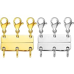 2pcs | Triple Gold & Triple Silver