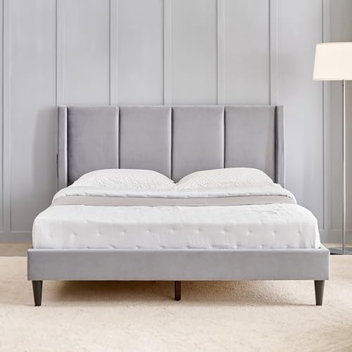 Image of Home Centre | Helios - Bravo | Engineered Wood | King Beds | Grey | 1 Year Warranty