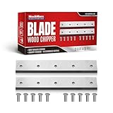 MechMaxx ( 1 Pack / 2 Pcs A8(5Cr5MoWS) Replacement Blades for Wood Chipper B200