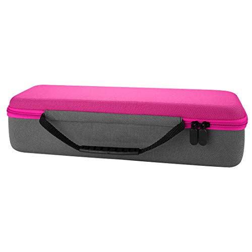 Linkidea Hard Travel Case for Revlon Hair Dryer Brush, Hot Tools One-Step Hair Dryer and Volumizer Styler, Hot Air Brush Carrying Case Box (Rose Red) - Image 3