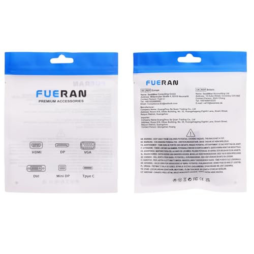 FUERAN HDMI Dummy Plug Headless Ghost Display Emulator HDMI-Compatible(Fit Headless-1920x1080 New Generation@60Hz) (HDMI2.0-2K-1P)