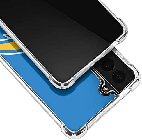 Skinit Clear Phone Case Compatible with Galaxy S21 FE - Officially Licensed NFL Los Angeles Chargers Large Logo Design