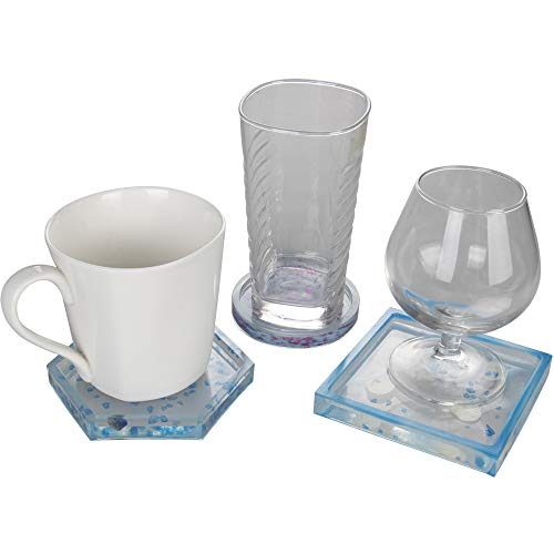 image for VTurboWay 6 Pack 3 Pack Big DIY Planter Pot Mold, Hexagon, Cube and Cy