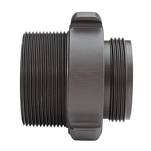 Aluminum 3" Npt To 2 1/2" Nh Double Male Fire Hose Adapter #TOP3