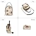 Peach Gold Mysterious Evil Eyes trendy women crossbody purse with multi pockets hand bag for travel bolso cruzado para mujer