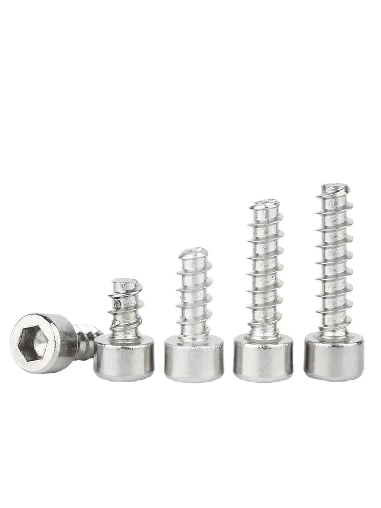 Vis à bois autotaraudeuses à tête hexagonale, acier inoxydable 304 (100,M5 x 10mm)
