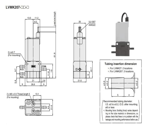 Vanne isolée LVMK21-5J pour circuits hydrauliques - 5