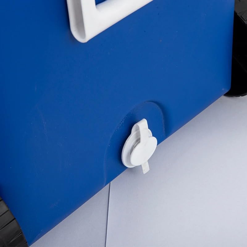 CREVICOSTA QUALITY MARK MARCAS DE CALIDAD - Nevera Rígida con Ruedas Nevera MEDITERRÁNEA 50 L. Azul