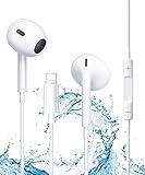 Genérico Auriculares para iPhone,Cascos Cable con Aislamiento de Ruido Soporte Control de Volumen de Llamadas,Compatible con iPhone 11/12/13/14/X/XS/XR/8/7 Plus,Soporta Todo el Sistema iOS