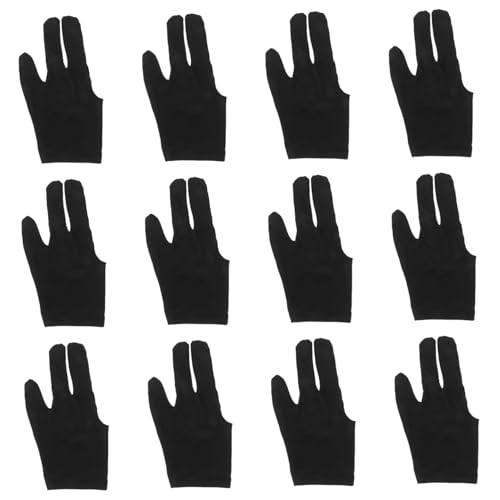 BESPORTBLE Pool Glove for Boys and Girls 3 Fingers Billiard Glove Men's Elastic Fit