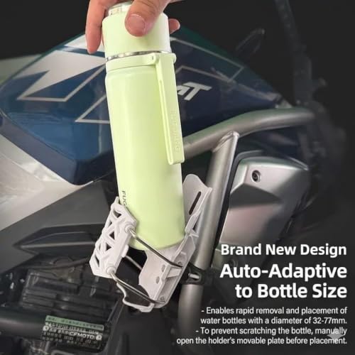 Support bouteille moto adaptable porte-gobelet réglable ATV 125cc - 5