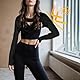 Grevosea 2 Stück sun sleeves women UV Schutz Bolero Schal Fortschrittlicher Anti UV Armmanschette kühlende Schal Armstulpen Damen mit Fingerloch zum Golfen,Reiten(Schwarz+Weiß)
