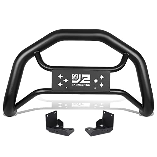 Image of J2 Engineering J2-PT-ZTL-8282 Carbon Steel Front Bumper Grill Guard Tubular Bull Bar Compatible with 99-04 F250 /F350 /F450 /F550 SD, Black