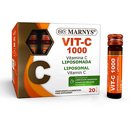 Vitamina C 1000, VIT-C 1000, Sabor naranja, Mejora el Sistema Inmune, Protección antioxidante, 20 viales Bebibles Cover