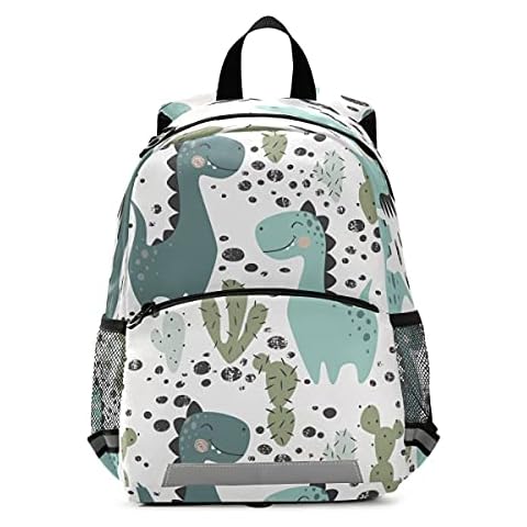 ISAOA Toddler Backpack with Reins for Boys Girls,Dinosaur Baby Boy Children Backpack Rucksack Daycare Bag Preschool Nursery Travel Bag with Chest Clip Cover