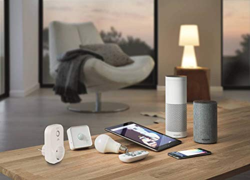 EGLO Connect Fernbedienung, Smart Home Fernbedienung, Remote Control, Bluetooth Zubehör für Connect.C Leuchten, batteriebetrieben, Kunststoff in Weiß