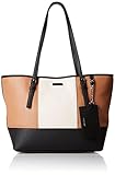 Nine West Ava Tote, Black/Milk/Dark Camel