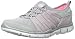 Skechers Sport Women's Gratis Enticing Fashion Sneaker, Gray/Neon Pink, 7.5 M US