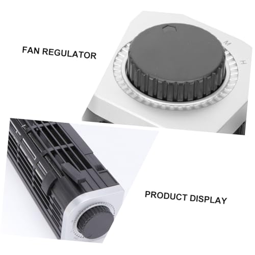 Enfriador USB para laptop con ventilador ajustable y soporte trasero negro miniatura 7