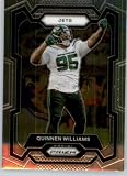 2023 PANINI PRIZM #234 QUINNEN WILLIAMS NEW YORK JETS FOOTBALL OFFICIAL TRADING CARD OF NFL