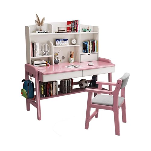 リフトチェア付き無垢材コンピューターデスク、ノートパソコン用ワークステーション、木製学習ライティングデスク、ライティングデスクテーブル、学習デスクワークステーション