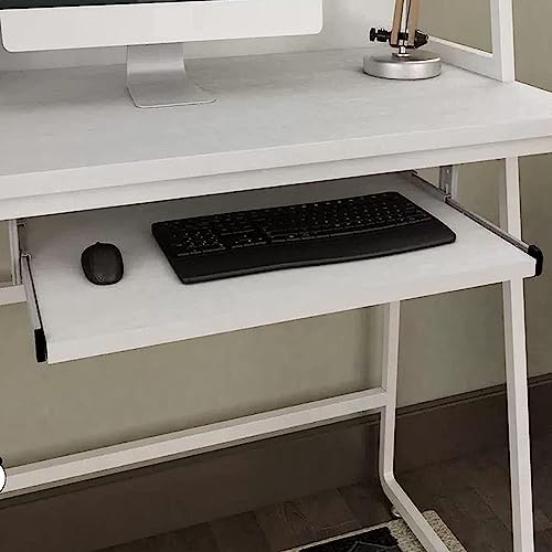 スライド式キーボードトレイキーボードトレイキーボードスライダー 引き出し付き pcラック キーボード アーム 引き出し 後付け 後付け引き出し キーボード トレイ 後付け スライド(C,54x27cm)