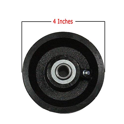 Bobco Metals HWOSORNAB-15-2 4 Inch X 2 Inch-1/2 Inch Cast Iron V Groove Wheel thumb #2