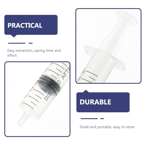 Jeringa líquida de plástico de 10ml Operitacx, pack de 30 jeringas para dosificar y medir 3