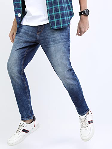 Image of KETCH Men's Tapered Fit Mid Rise Jeans (Stretchable)