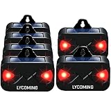Lycoming Solar Predator Control Light Coyote Deterrent for Garden Chickens Coops 4 Pack and 2 Pack B