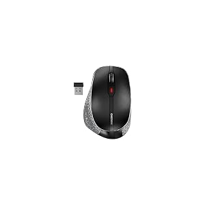 Cherry MW 8C Ergo Wireless and Rechargeable Mouse Ergonomic Right-Handed Bluetooth or Wireless Connection AES-128 Encrypted High-Precision Sensor