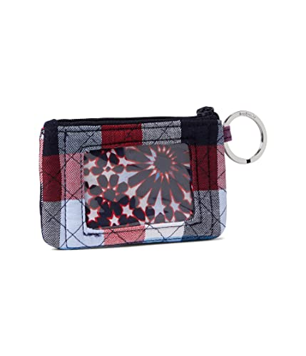 Image of Vera Bradley Women's Cotton Zip ID Case Wallet