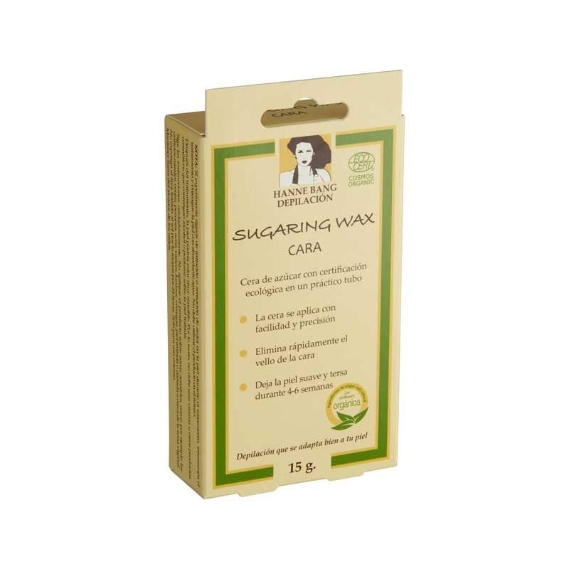 Cera orgánica tubo 15gr para depilación facial natural de alta precisión