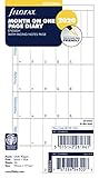 Filofax 2020 Personal/Compact Month on a Page Horizontal Refill, Monthly, Jan 2020- Dec 2020, 6.75 x 3.75 inches (C68405-20)