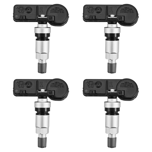 56029398AB TPMS Sensor, 433Mhz Tire Pressure Monitoring Sensors Compatible with Chrysler, Jeep, Dodge, Ram 1500 2500 3500 Replace 68142397AA 4 Pack