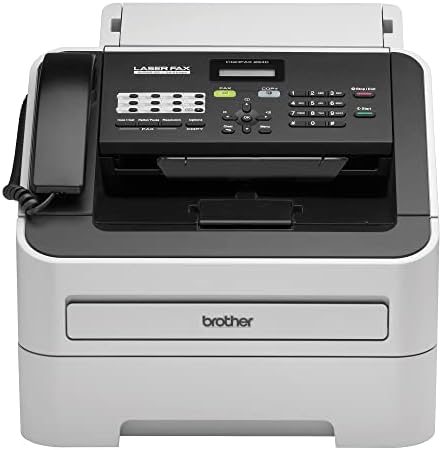Brother FAX-2840 High Speed Mono Laser Fax Machine, White