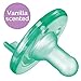 Philips AVENT Soothie Pacifier, 0-3 months, Green, Vanilla Scented, 2 pack, SCF190/07