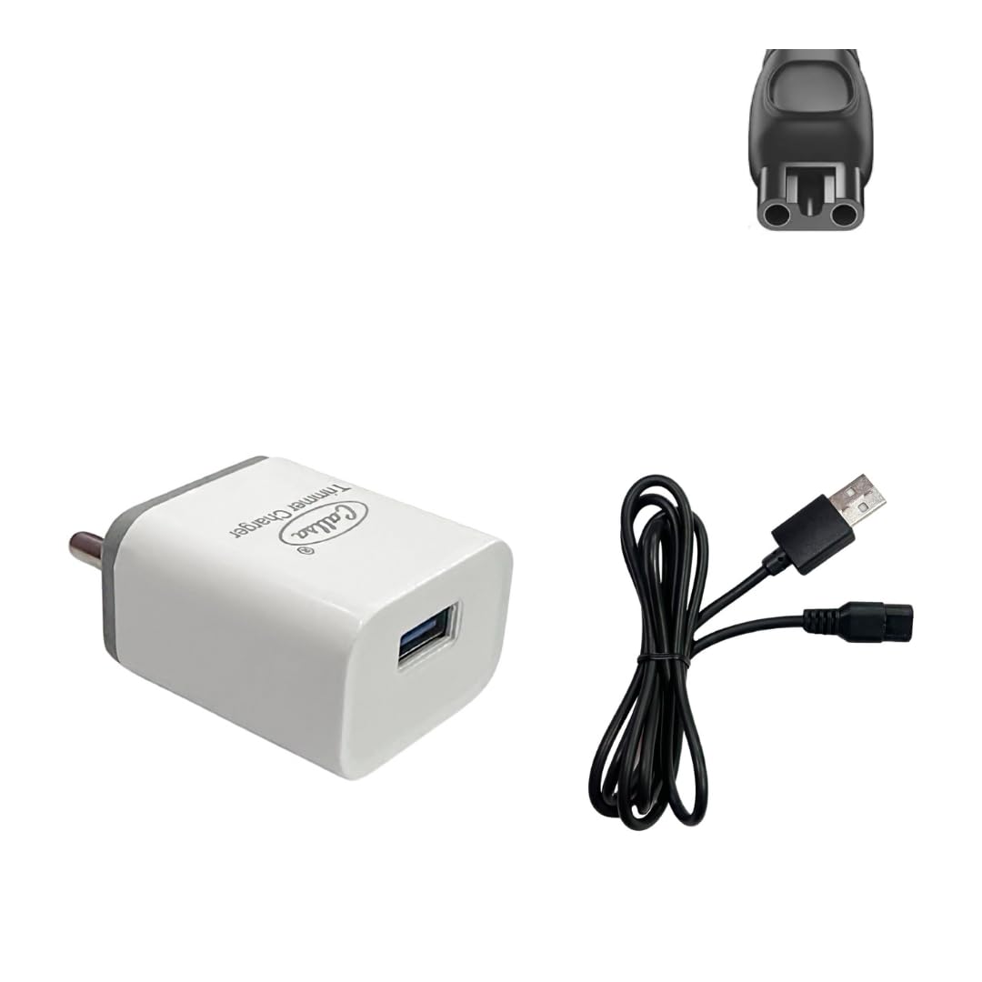 Callsa 15V Replacement Phillips Trimmer Charger, Trimmer Cable With Adapter and Compatible With Phillips Norelco Hq8505 3000 5000 Series Mg7750, Electric Razor Beard Trimmer Adapter Power Supply (B0CRSN866F) Amazon Price History, Amazon Price Tracker