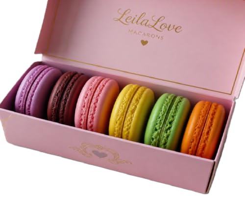 LeilaLove Macarons - 6 Macaron 6 flavors