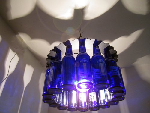 BAT Shadow Bottle Chandelier