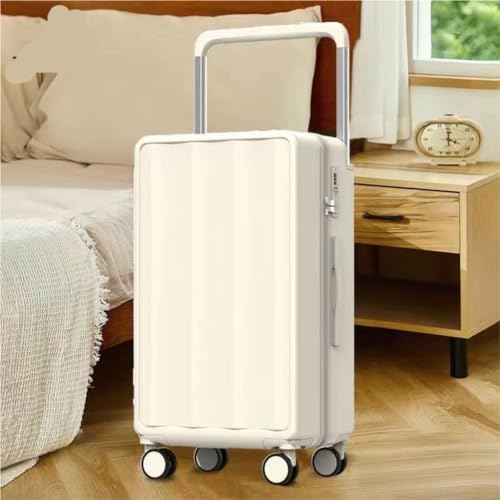 Suitcase Trolley suitcase women's 24-inch universal wheel multi-color suitcase 20-inch password boarding case Luggage(Green)2