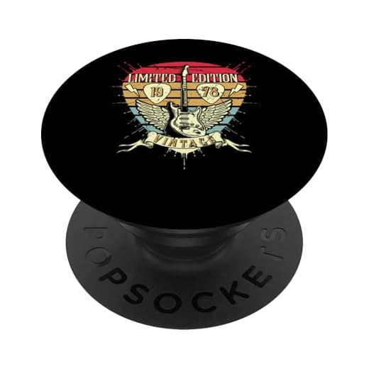 1978 Vintage Cumpleaños Vintage Edición Limitada Hombres Mujer Regalo PopSockets PopGrip Intercambiable