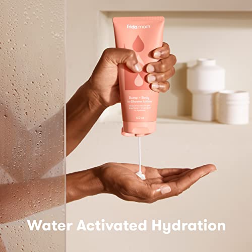 Frida Mom Bump + Body In-Shower Lotion - Moisturizing + Hydrating For Pregnant Dry & Stretched Skin - 6 Oz #TOP3
