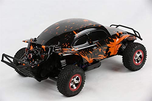 Custom Body Muddy Orange Over Black Compatible For 1/10 Slash 4X4 Vxl 2Wd Slayer Rc Car Or Truck (Truck Not Included) Ssb-Br-03 #TOP2