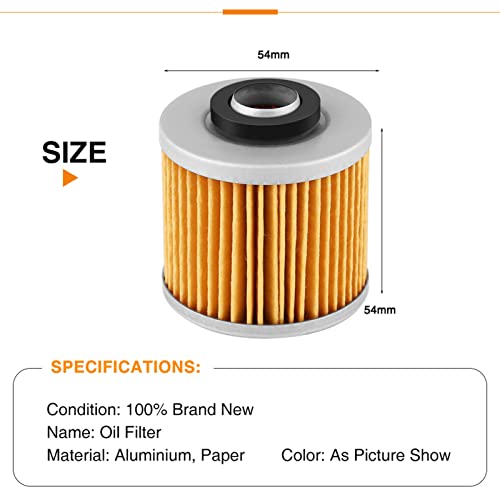 Xv750 – Filtro de óleo, filtro de óleo para motocicleta para Yamaha XV750 VIRAGO 747 750 1981-1983 1