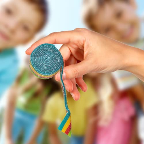 Needzo Rainbow Fruit Flavored Licorice Candy Rip Rolls Belts thumb #3