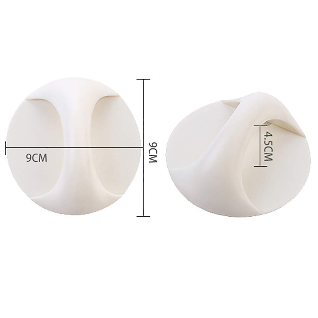 Krupasadhya Self Adhesive Peel and Stick Plastic Handles Pull knob for Sliding Door, Drawer, Window, Commode and Cupboard Cabinet, Pack of 4, Finish Type - Brushed 1