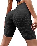 Dellytop Butt Lifting Seamless Workout Biker Yoga Shorts for Women High Waist Gym Short Leggings...