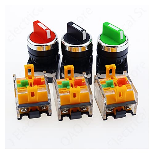Encodeur rotatif 22mm JCAKES sélecteur 2 positions 1NO1NC - 4
